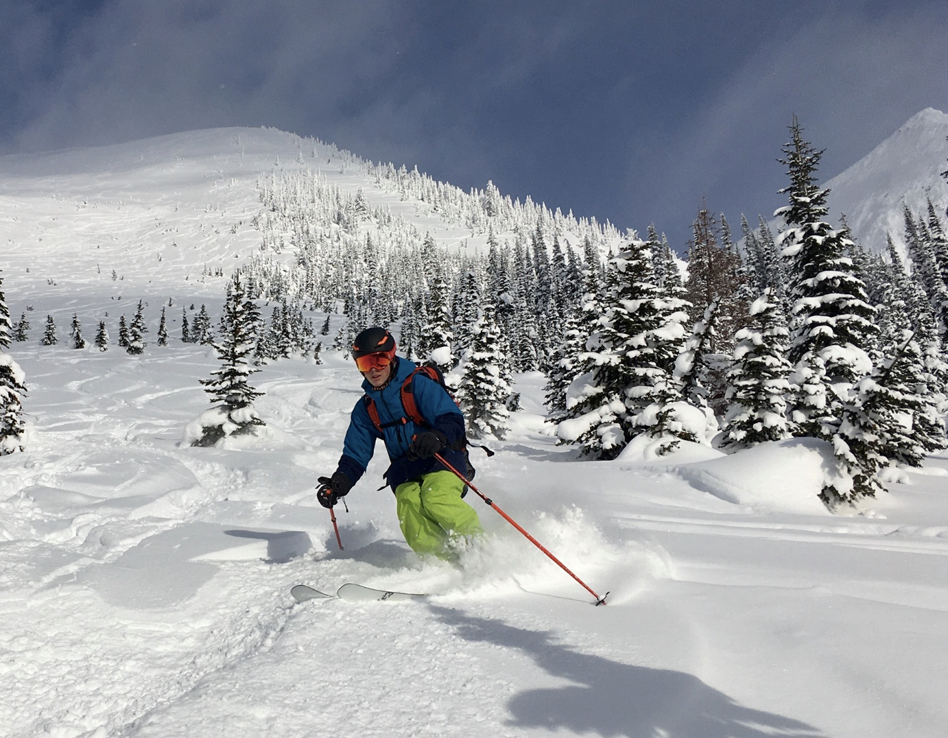 Golden Day Hits backcountry skiing