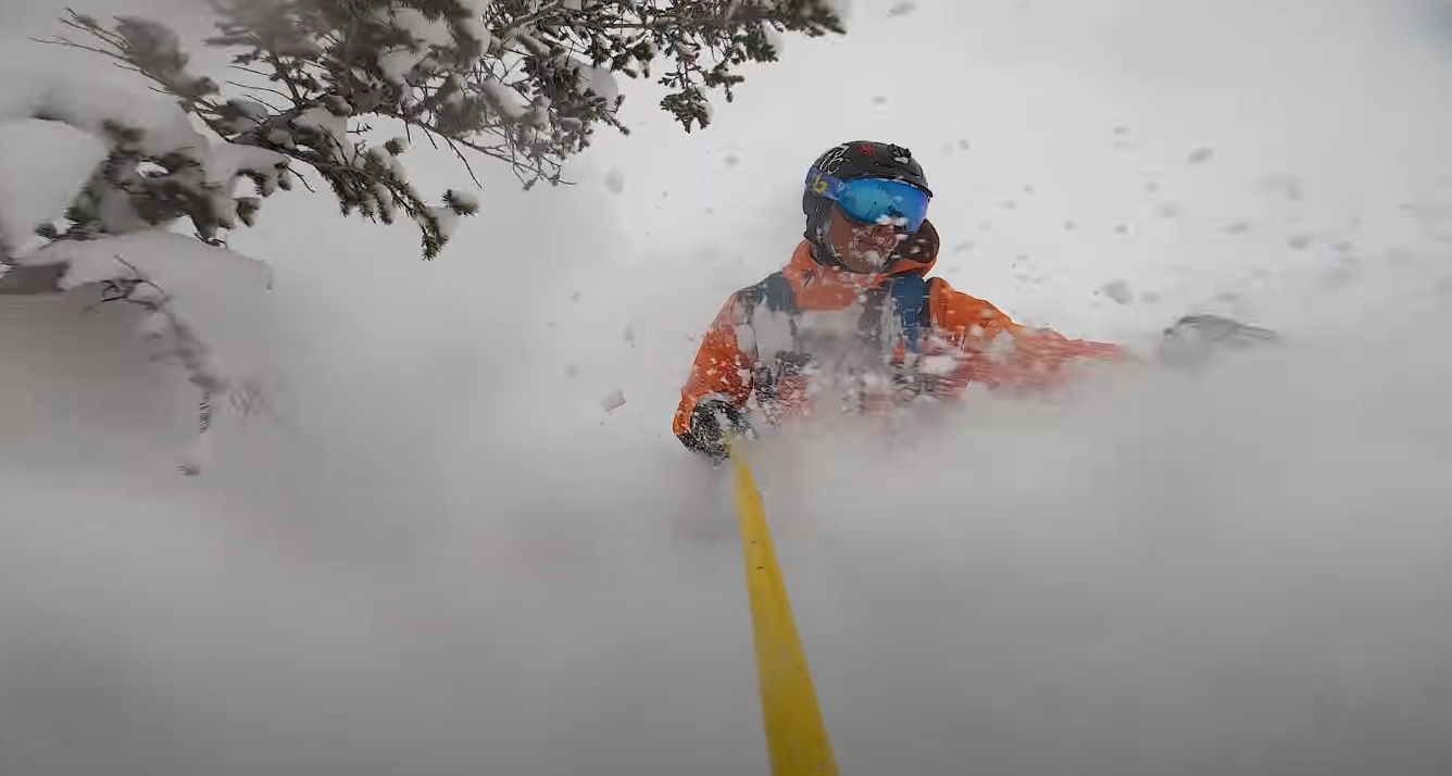 Jackson Hole powder skiing video