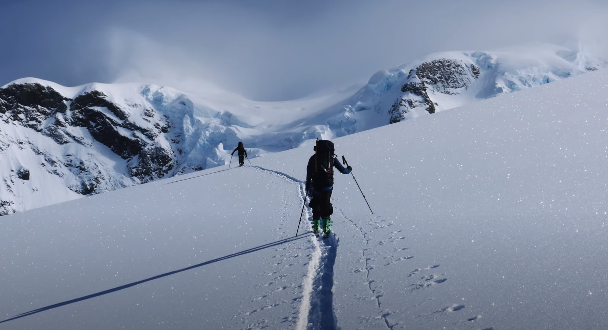 New Zealand backcountry skiing video