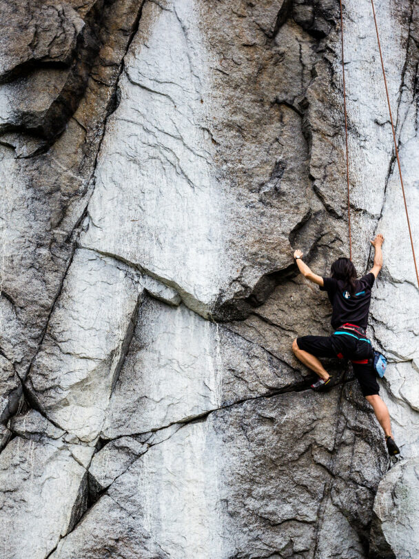 Quincy Quarries rock climbing