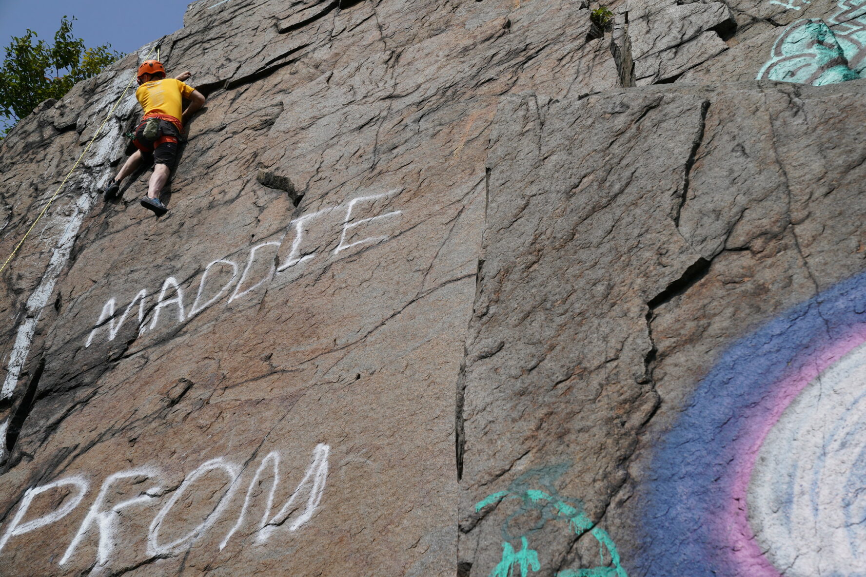 Quincy Quarries rock climbing