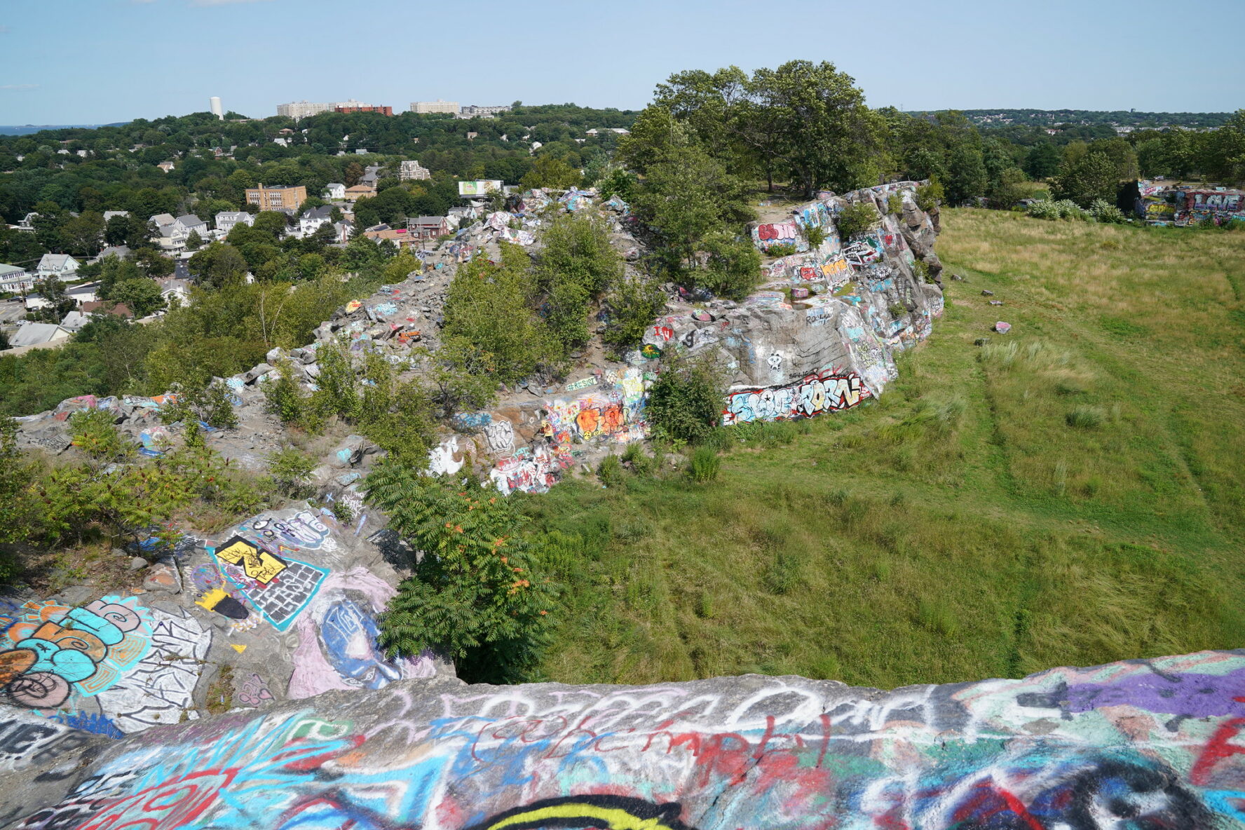 Quincy Quarries rock climbing
