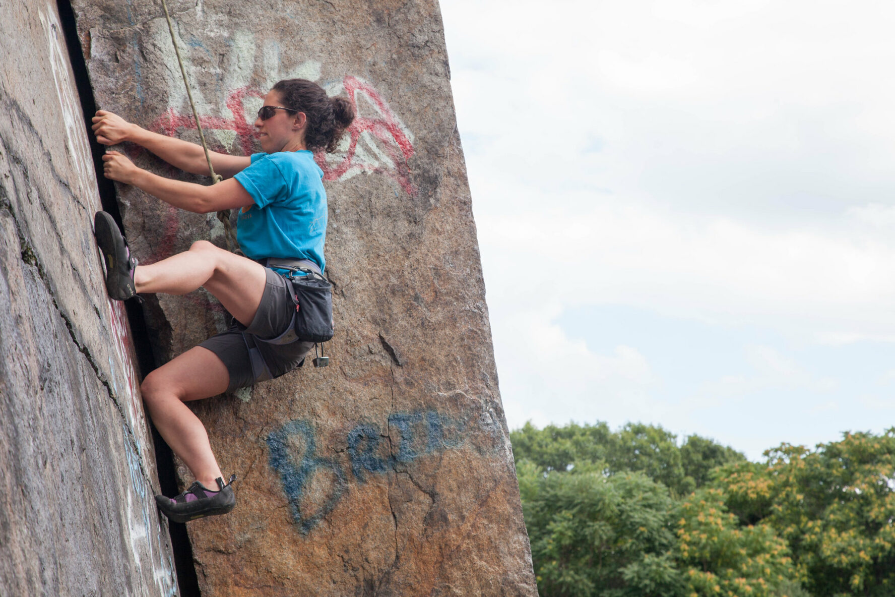 Quincy Quarries rock climbing