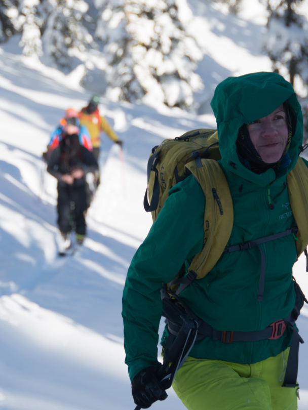 Sunrise Lodge backcountry skiing