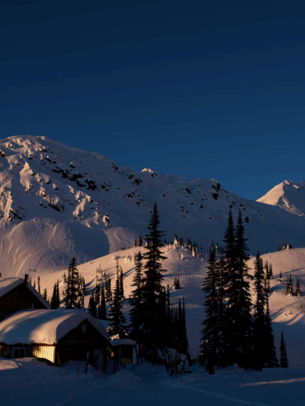 Sunrise Lodge backcountry skiing