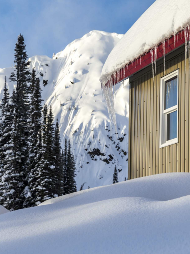 Sunrise Lodge backcountry skiing