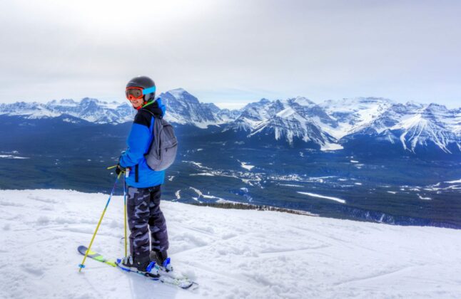 Backcountry Skiing in Lake Louise