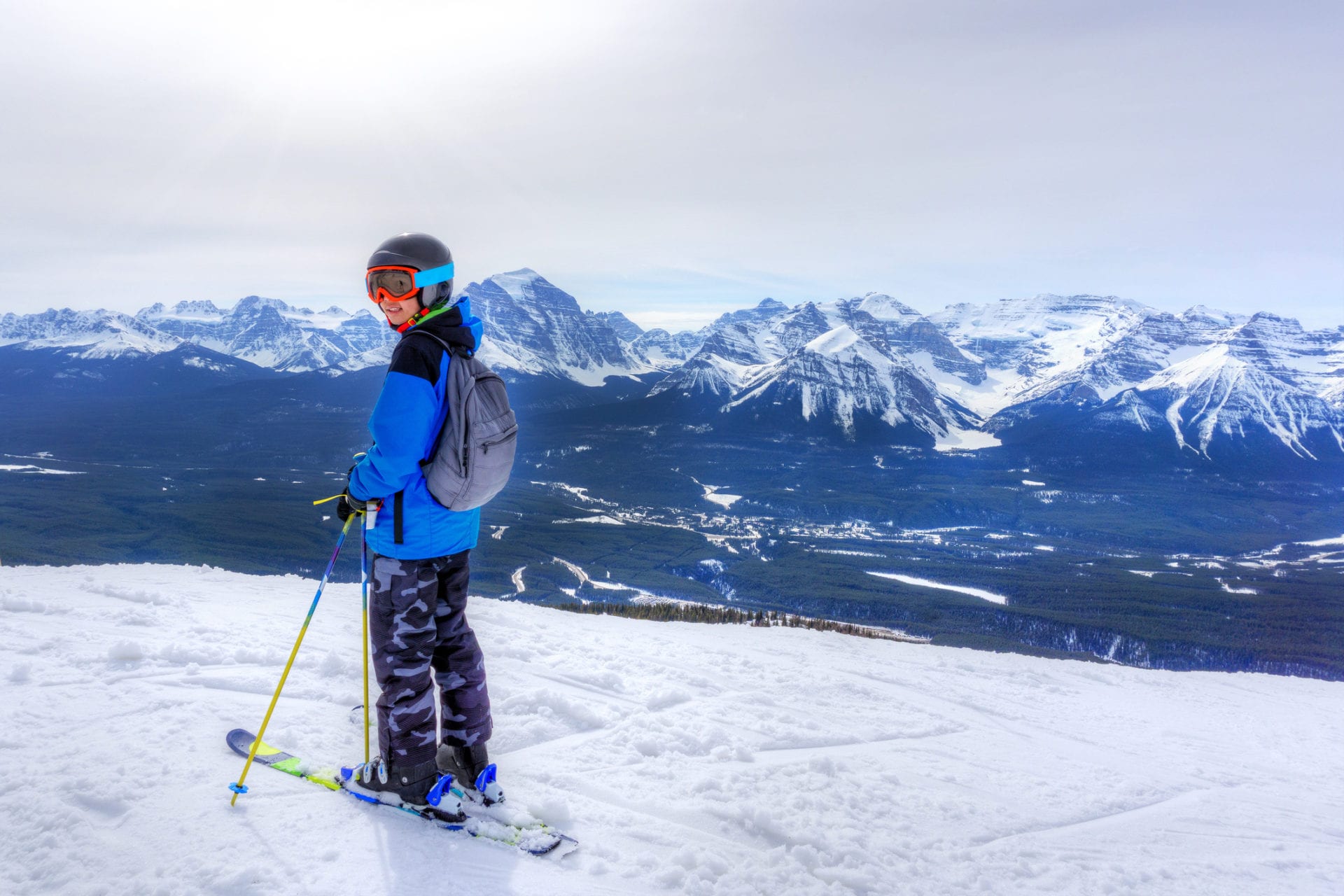 Backcountry Skiing in Lake Louise