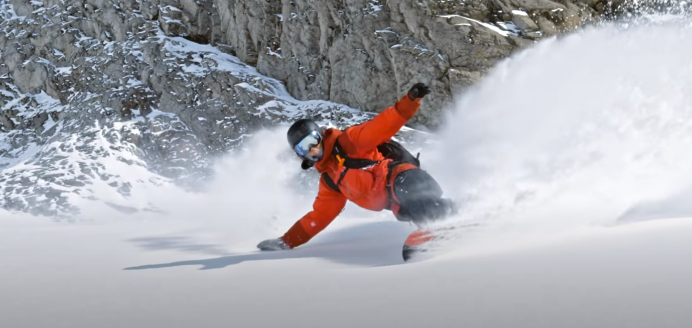 British Columbia powder skiing video