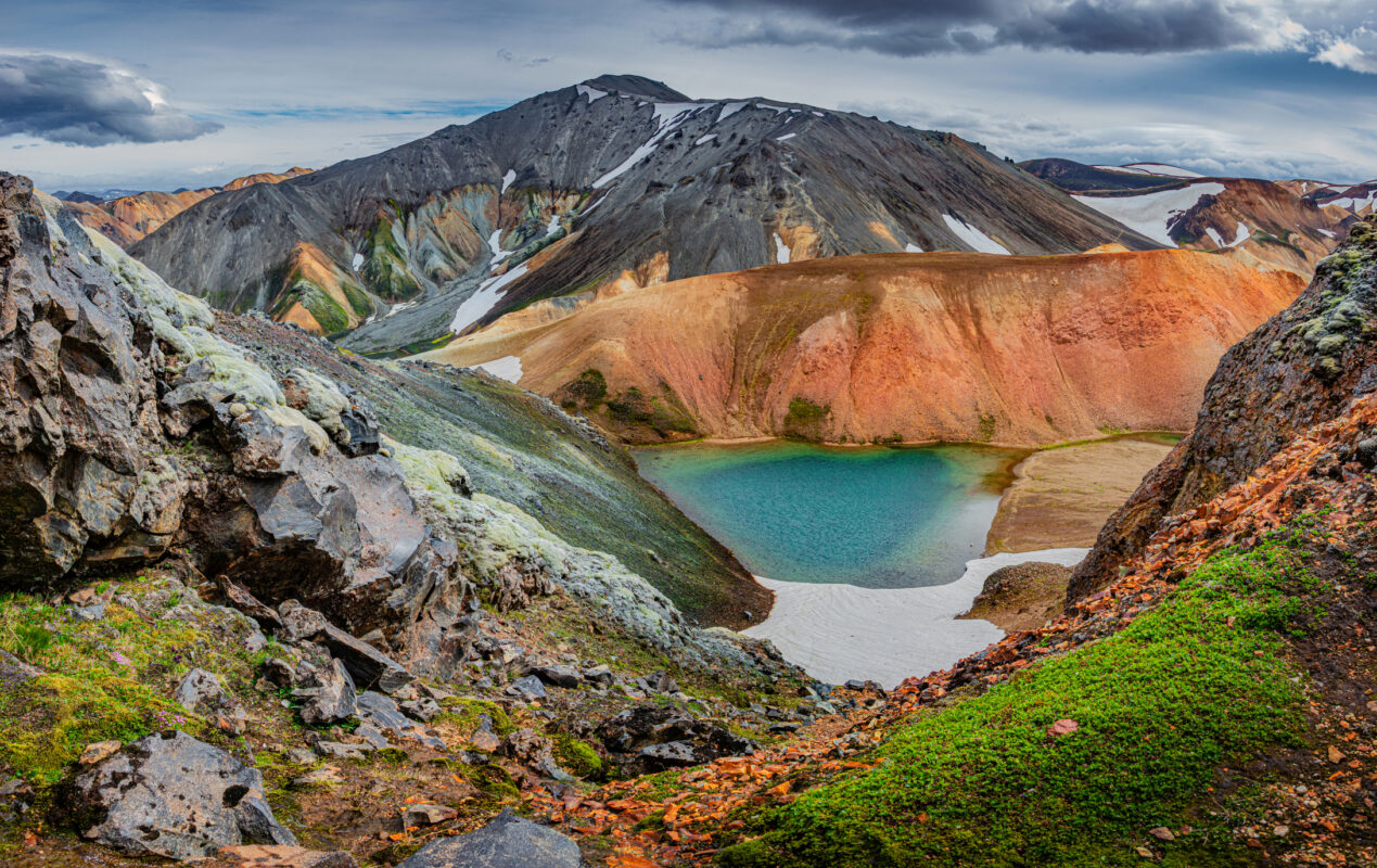 Iceland hidden lake
