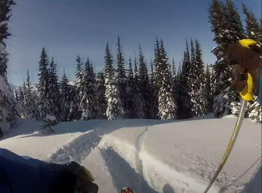 Crystal mountain backcountry skiing video