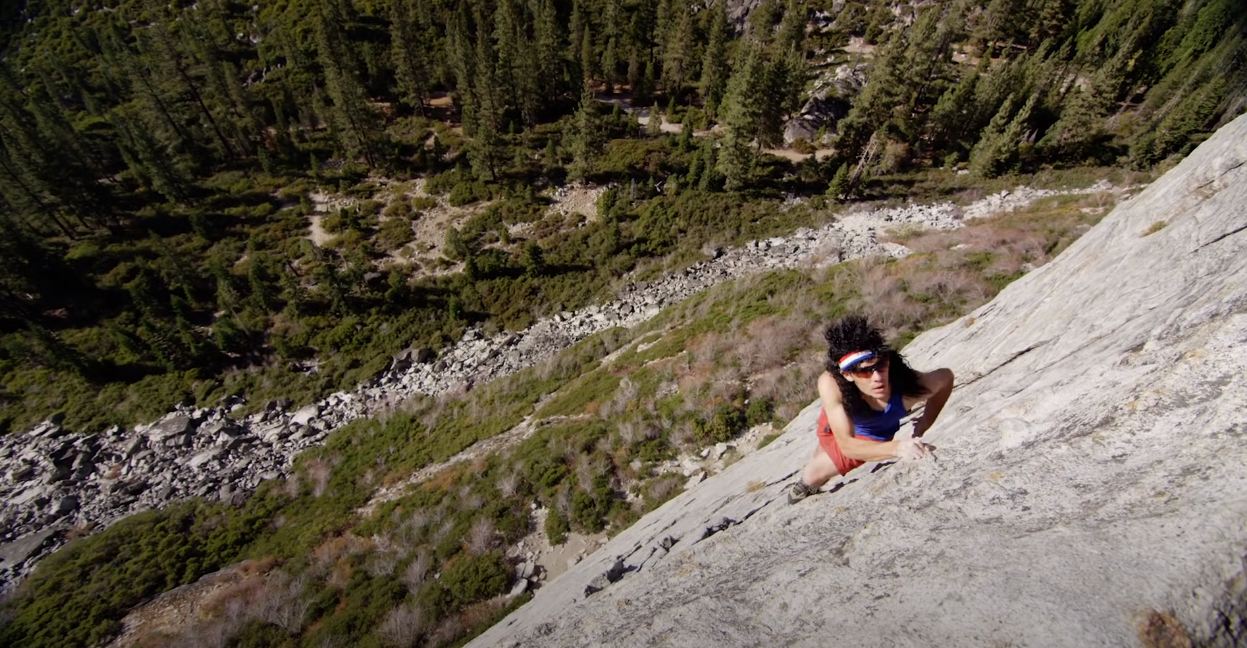 Lake Tahoe rock climbing video