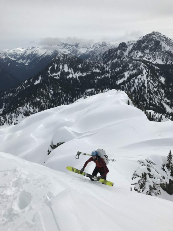 Backcountry skiing in Snoqualmie.