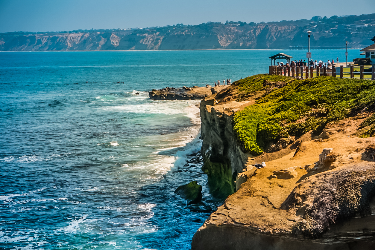 La Jolla Cove, one of the most photographed places in San Diego.
