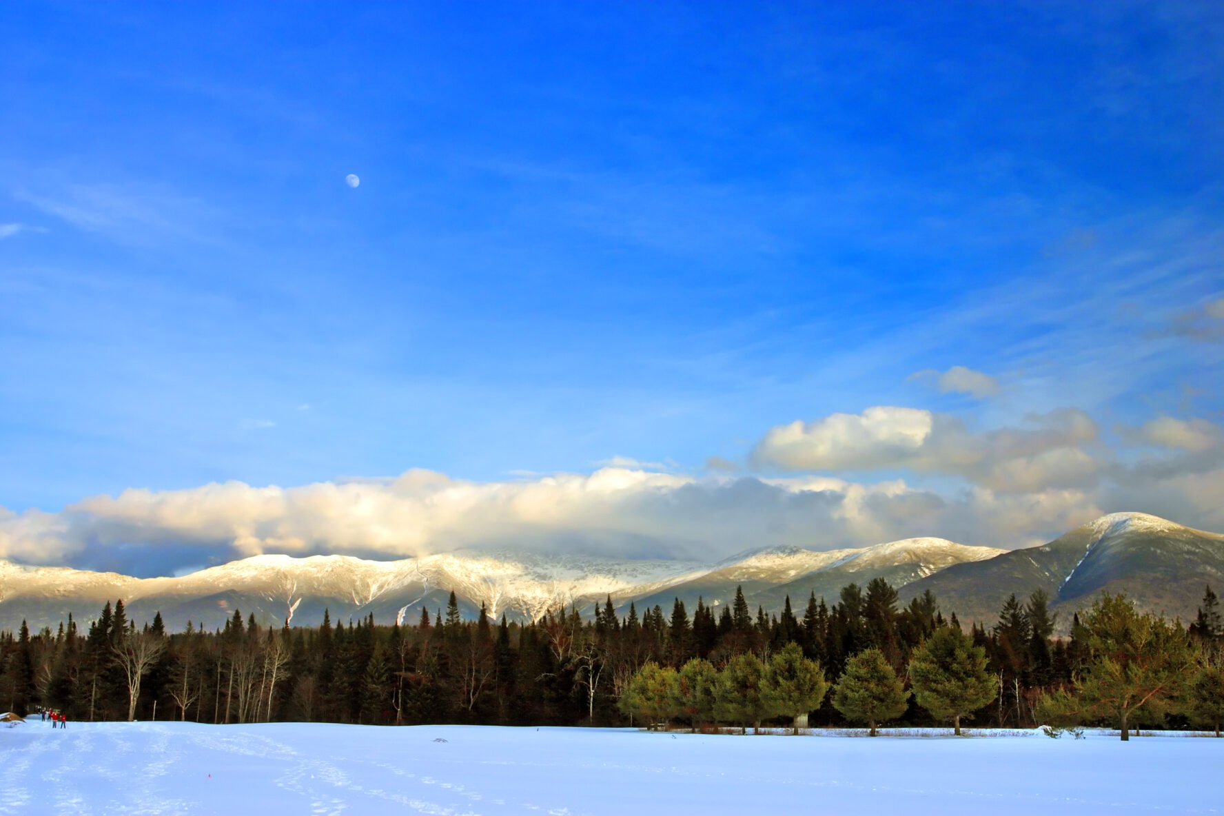 The White Mountains backcountry skiing