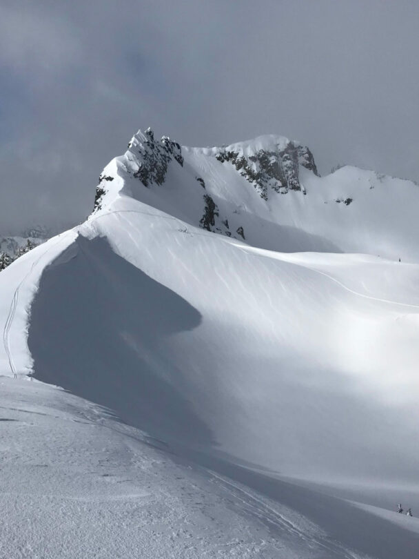 Backcountry skiing in Snoqualmie.