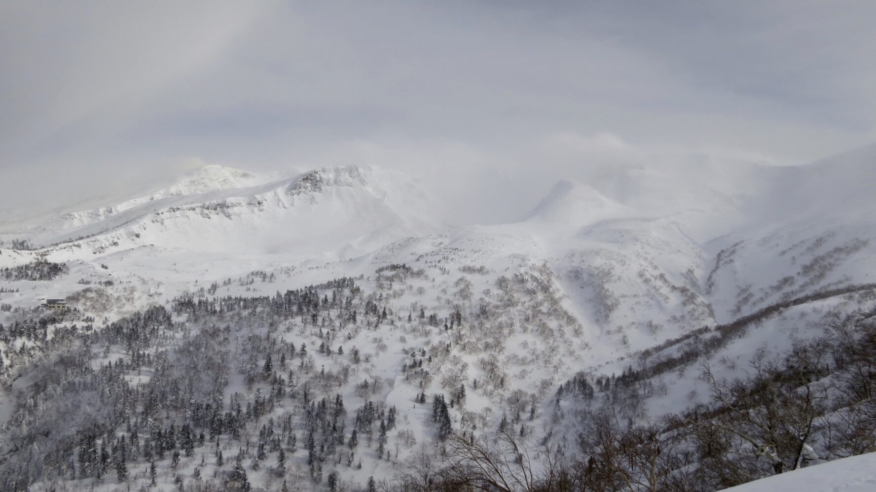 Mount Tokachi backcountry skiing