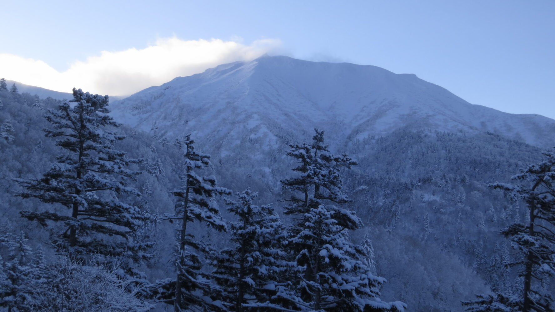 Mount Tokachi backcountry skiing