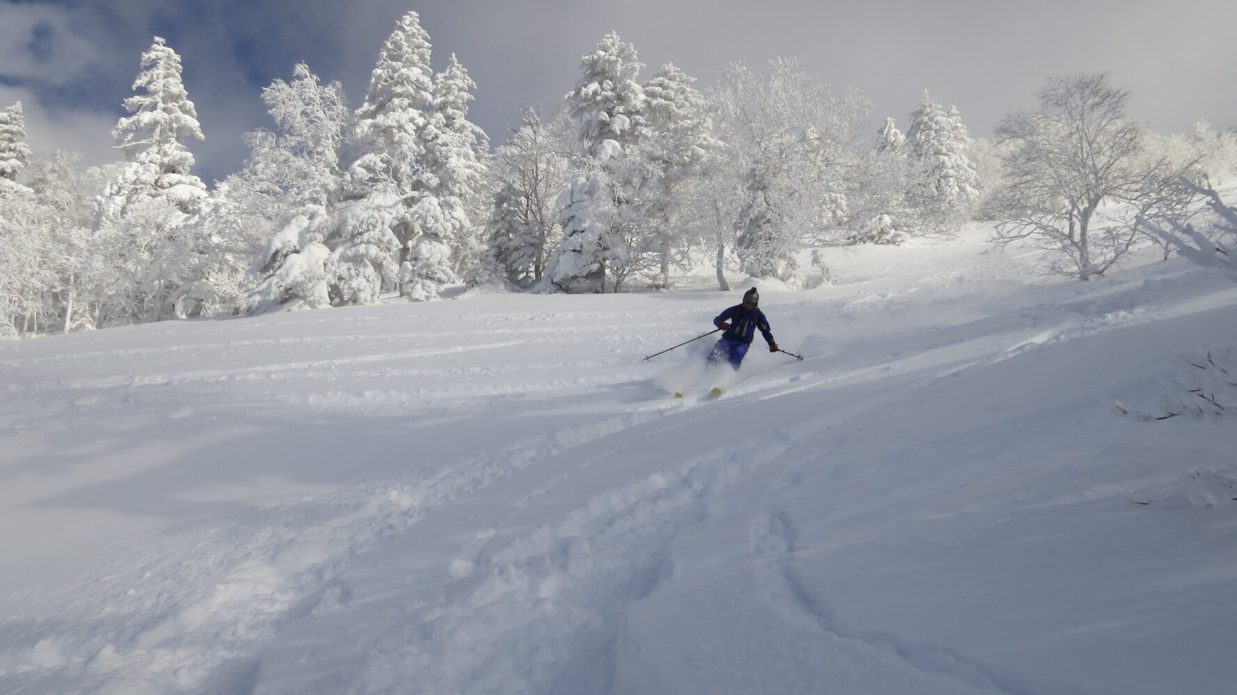 Mount Tokachi backcountry skiing