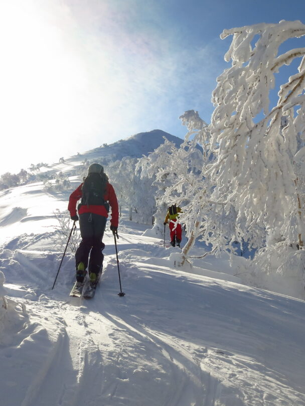 Mount Tokachi backcountry skiing