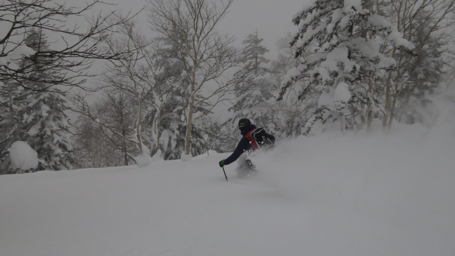 Mount Tokachi backcountry skiing