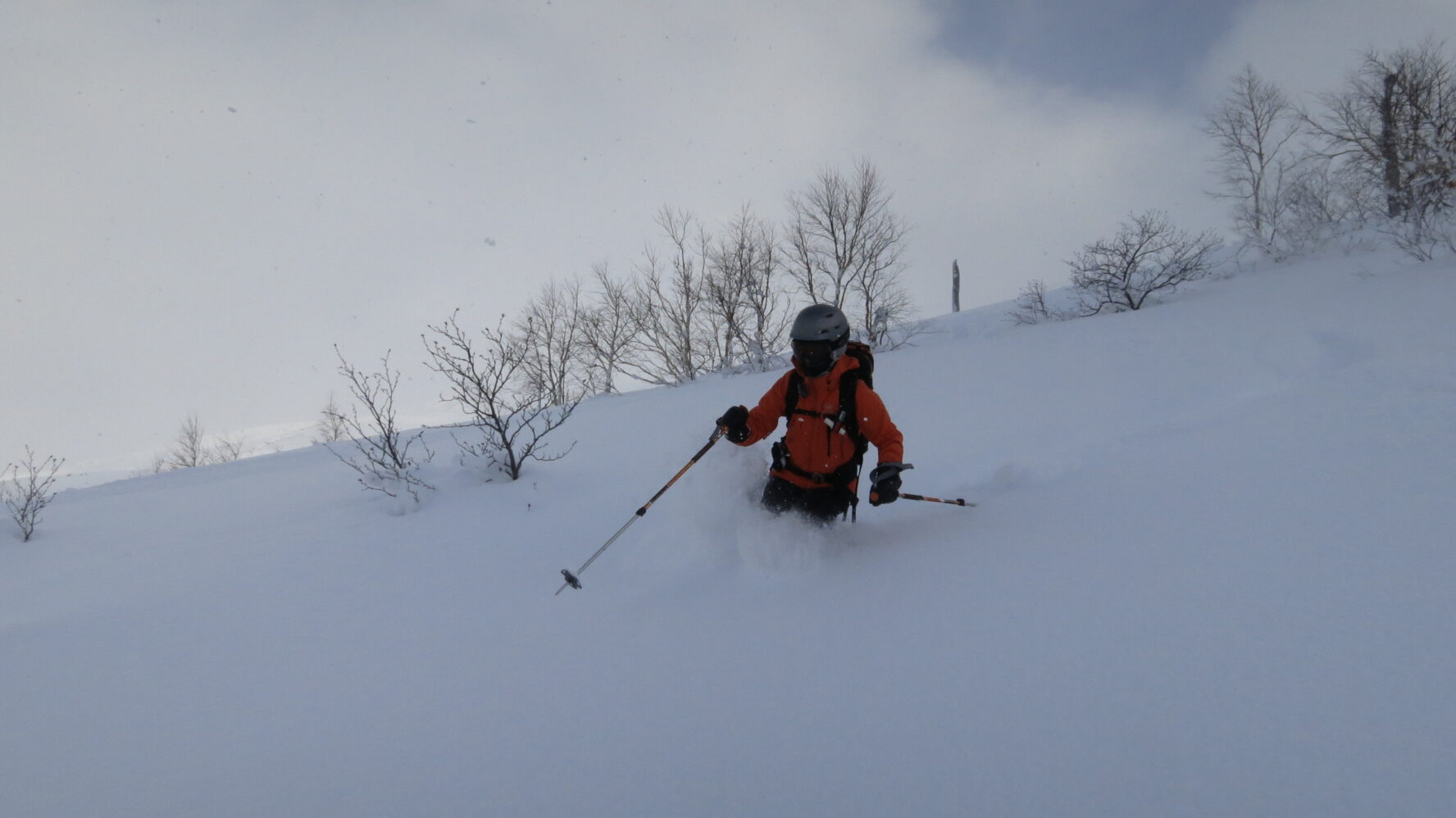 Mount Tokachi backcountry skiing