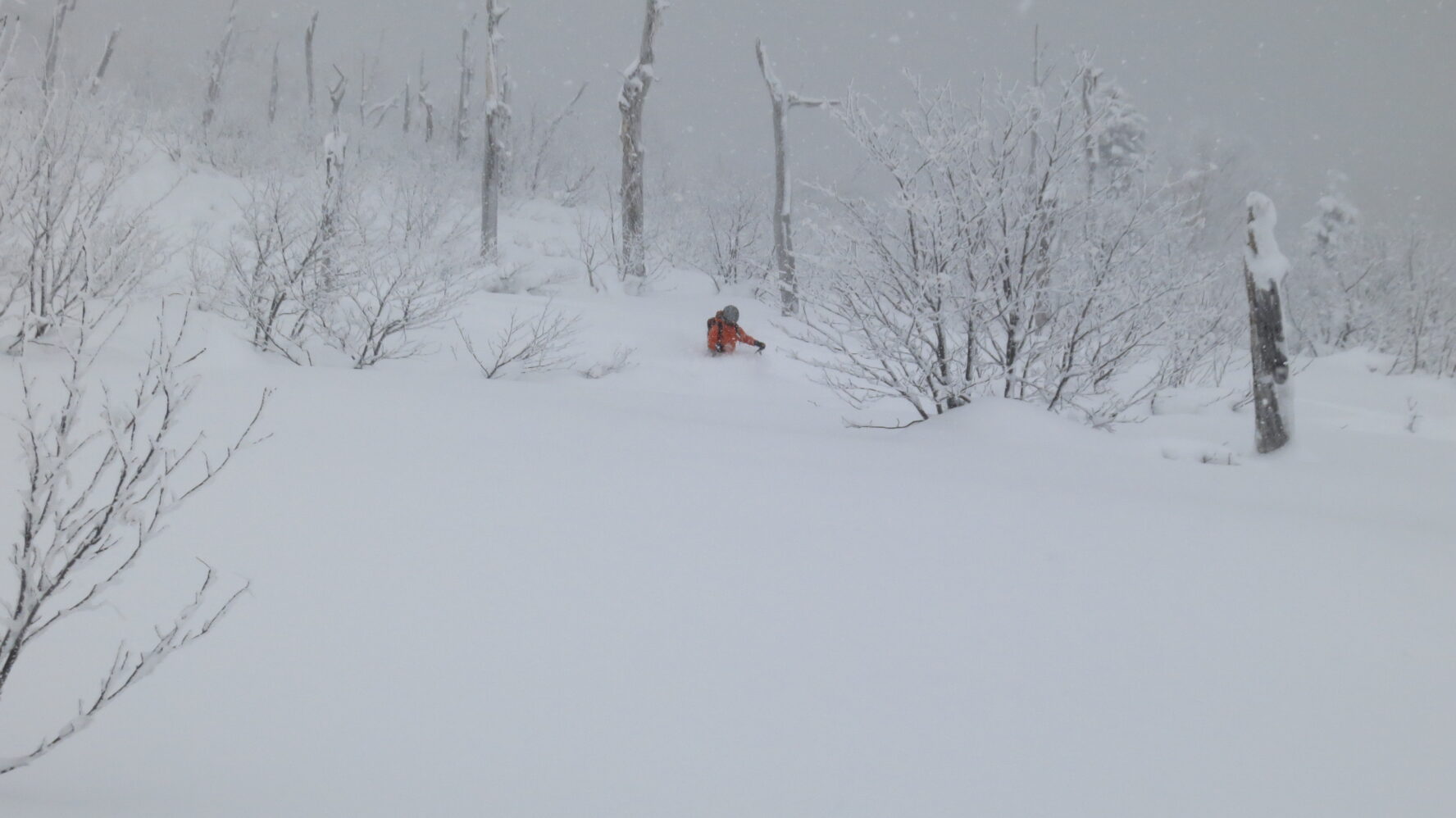 Mount Tokachi backcountry skiing