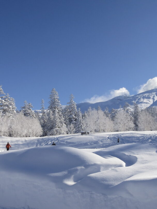 Mount Tokachi backcountry skiing