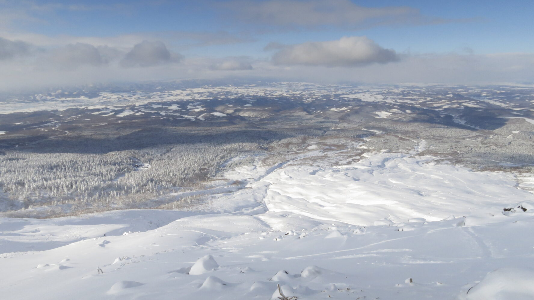 Mount Tokachi backcountry skiing