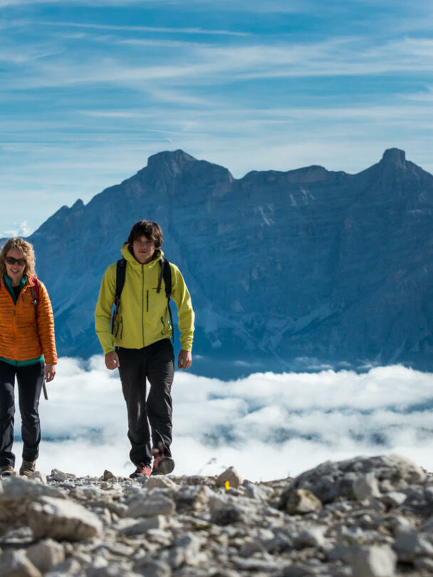 Guided hiking tour of Alta Via I and II in the Dolomites, Italy