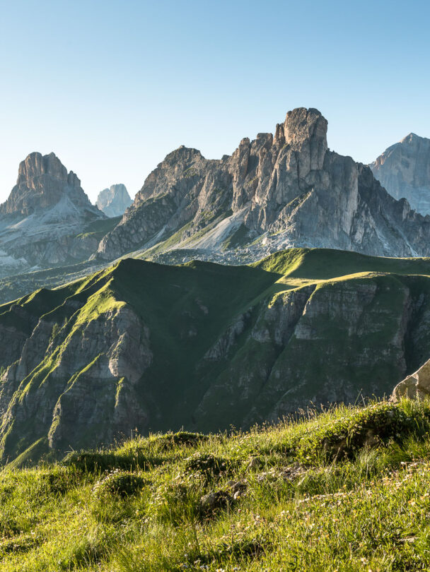 Guided hiking tour of Alta Via I and II in the Dolomites, Italy