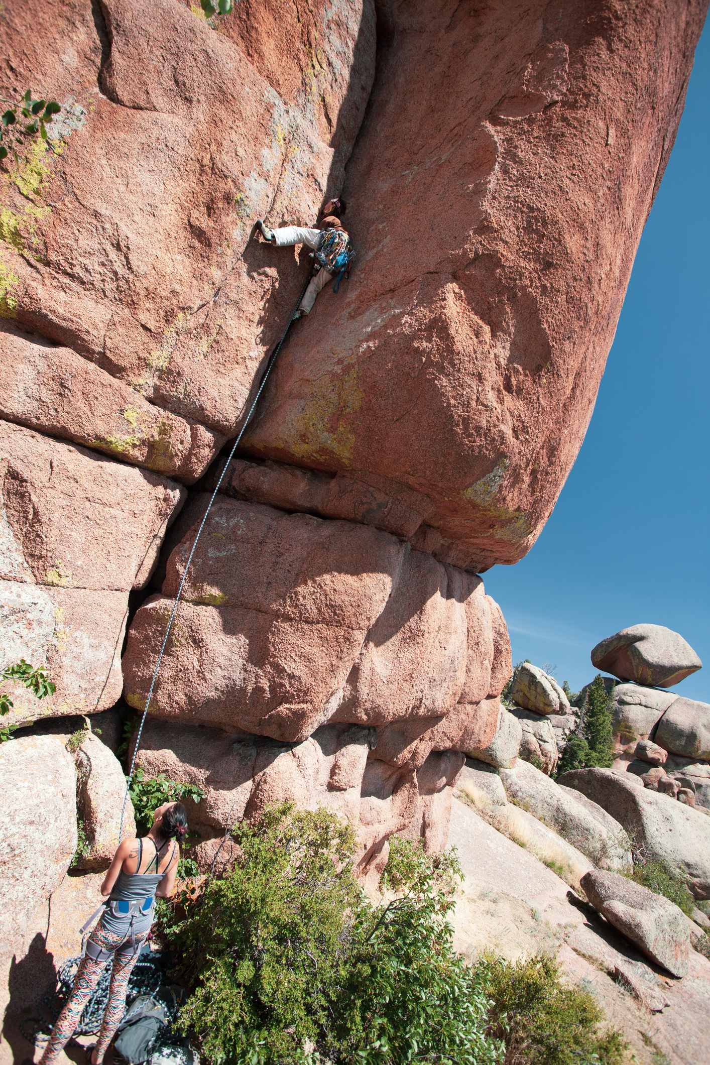 Vedauwoo Rock Climbing