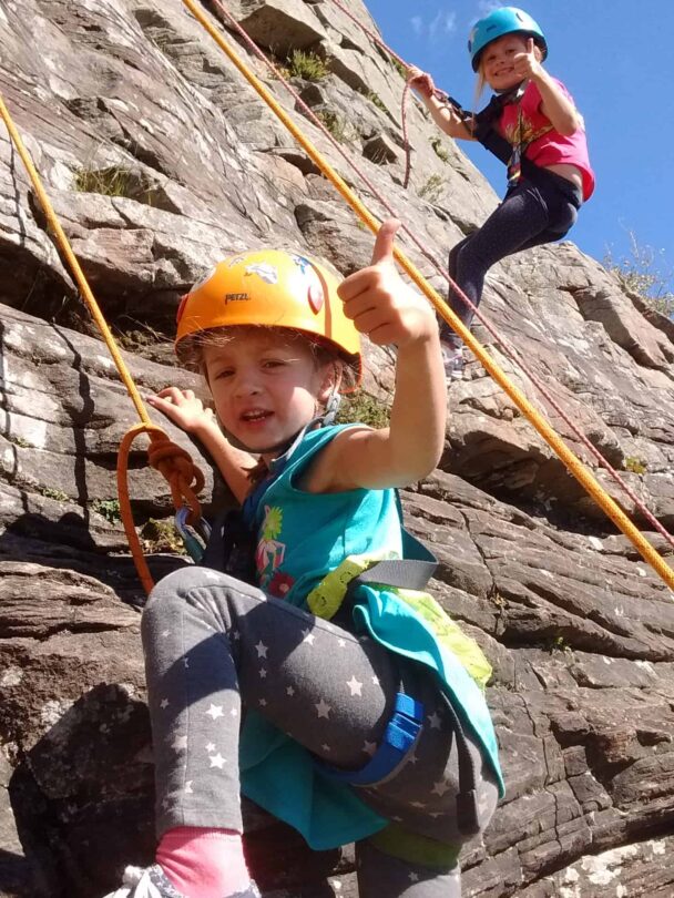 Rock climbing in the Canadian Rockies