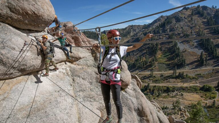 Half day via Ferrata, Lake Tahoe, California