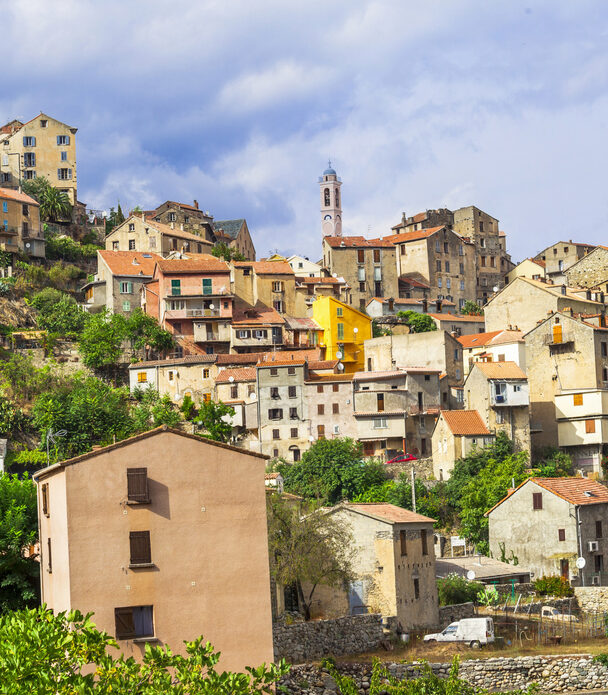 Asco river in Corsica mountain