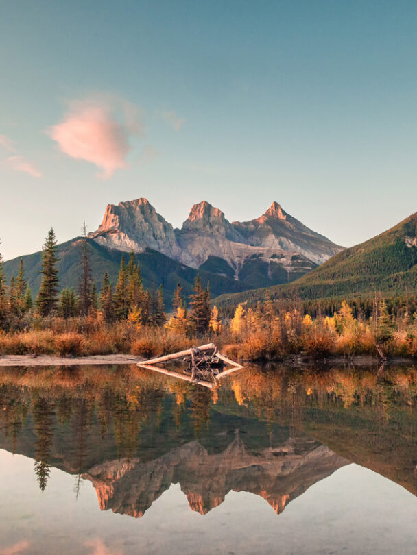 Rock climbing in the Canadian Rockies