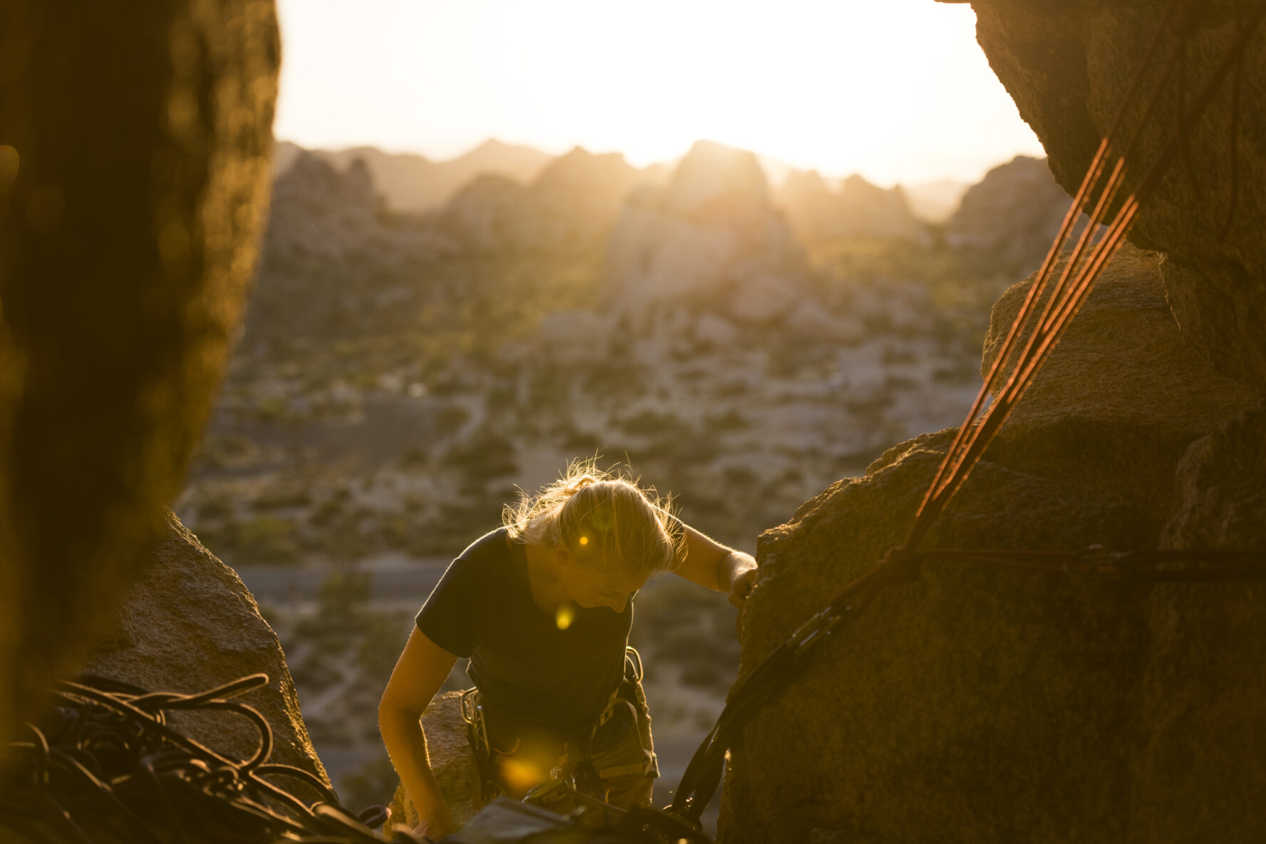 Joshua Tree Lead Climbing
