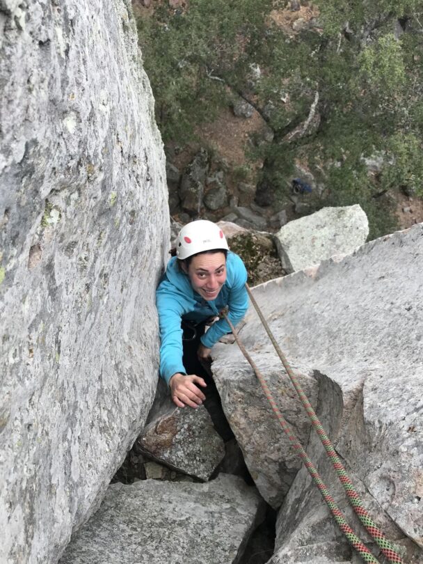 Crack Climbing in La Cascada de La Concepcion