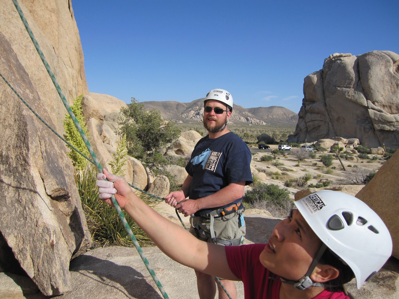 Joshua Tree Lead Climbing