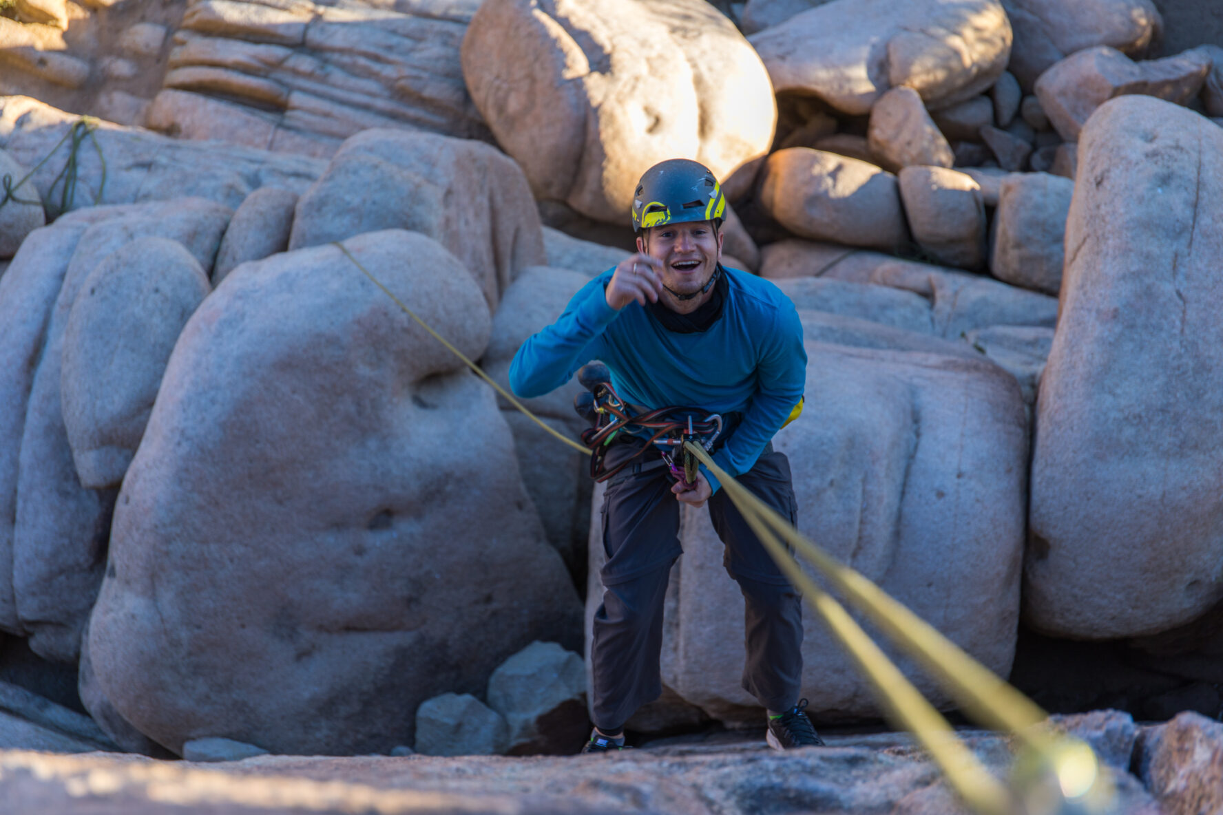 Joshua Tree Lead Climbing