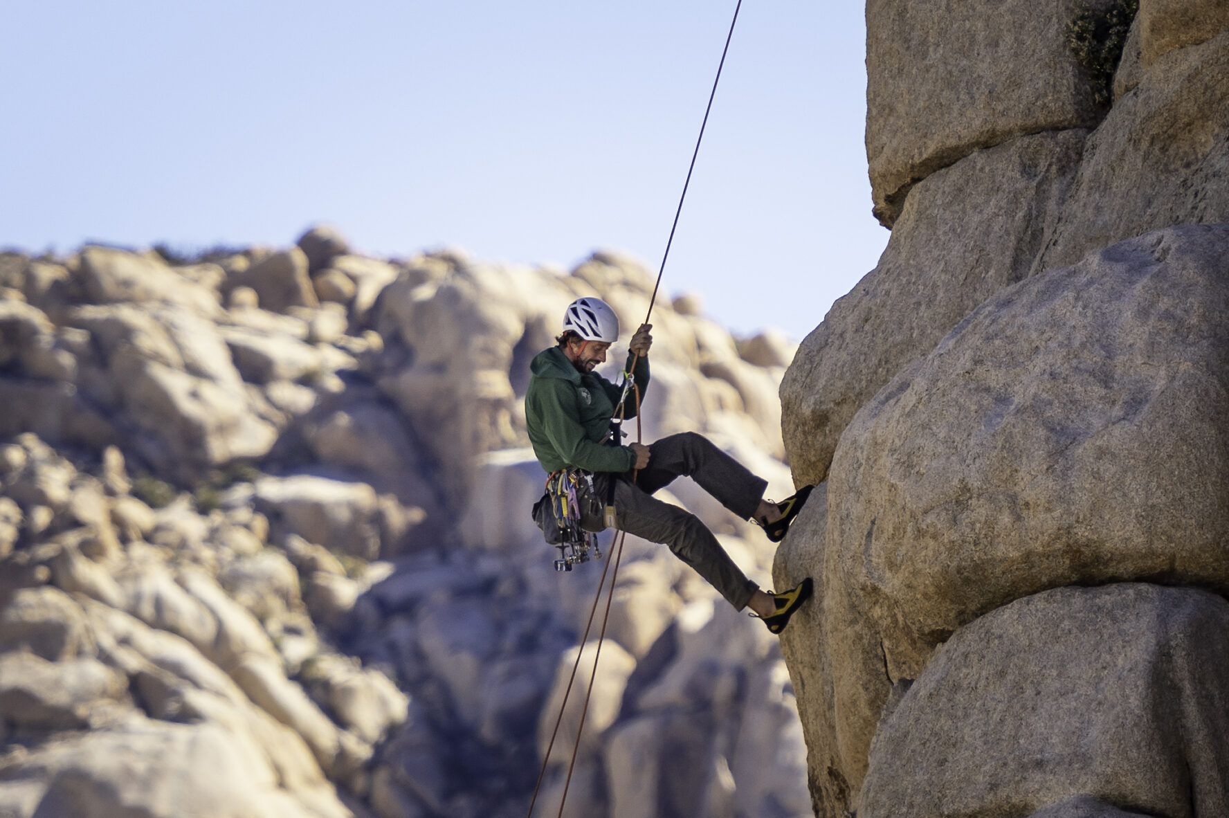 Joshua Tree Lead Rock Climbing