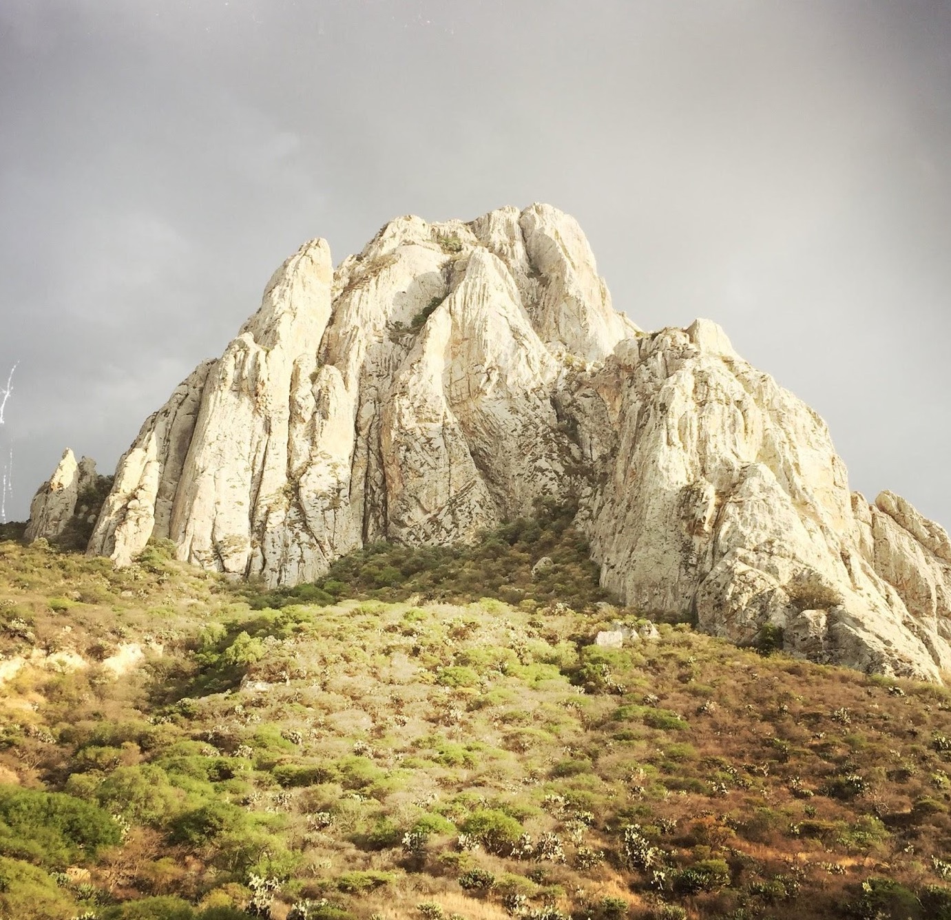 A view of the La Peña de Bernal
