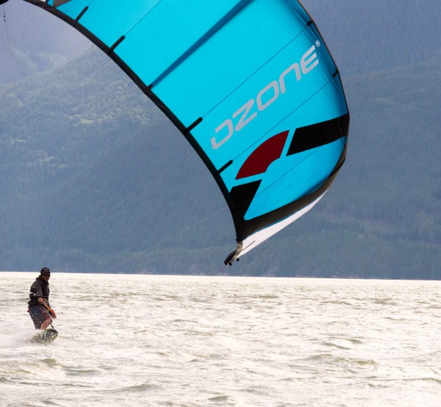 Kiteboarding in Squamish