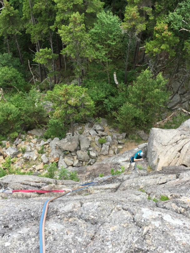 Rock Climbing in Franconia Notch