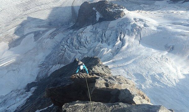 Alpine climbing in the Canadian Rockies