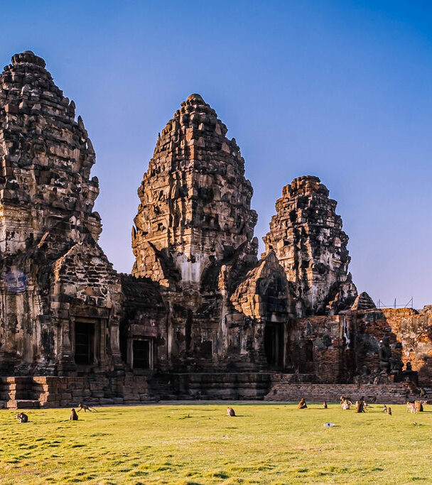 Rock Climbing the Kao Jin Lae, Lopburi, Thailand