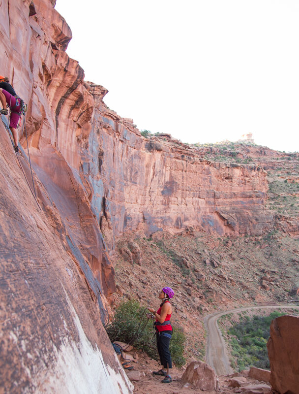 Rock Climbing in Moab, Utah
