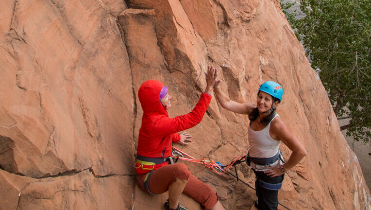 Rock Climbing in Moab, Utah