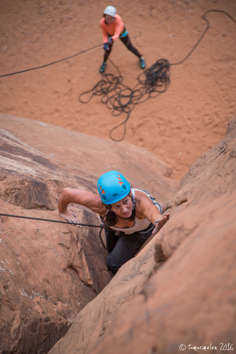 Rock Climbing in Moab, Utah