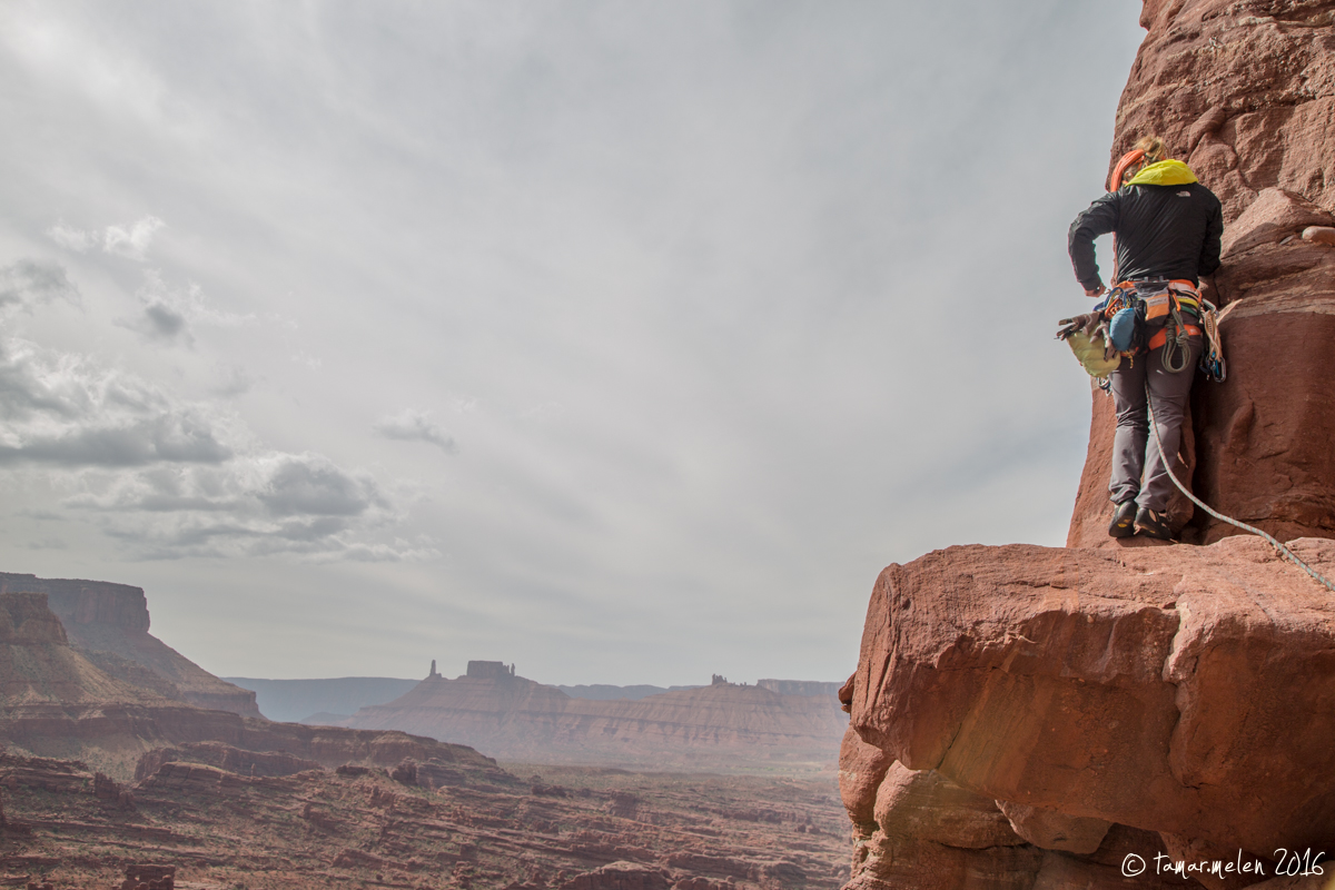 Rock Climbing in Moab, Utah